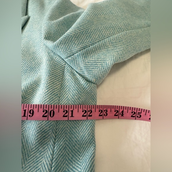 Boden | Women’s SZ US 16/18 | HERITAGE British Tweed Turquoise Blazer Wool - Picture 6 of 11